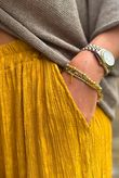 Kiti Paisley Damask 7/8 Barrel Leg Pant Tumeric